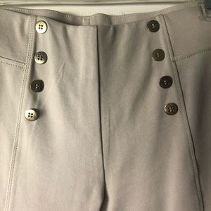 Sailor Button Tan Slacks